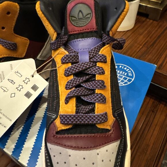 Adidas Size 5 Men Forum Mid Patchwork Nordstrom Rare New Leather Textile - Picture 7 of 14